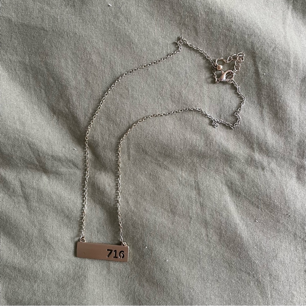 Buffalo 716 Bar Necklace